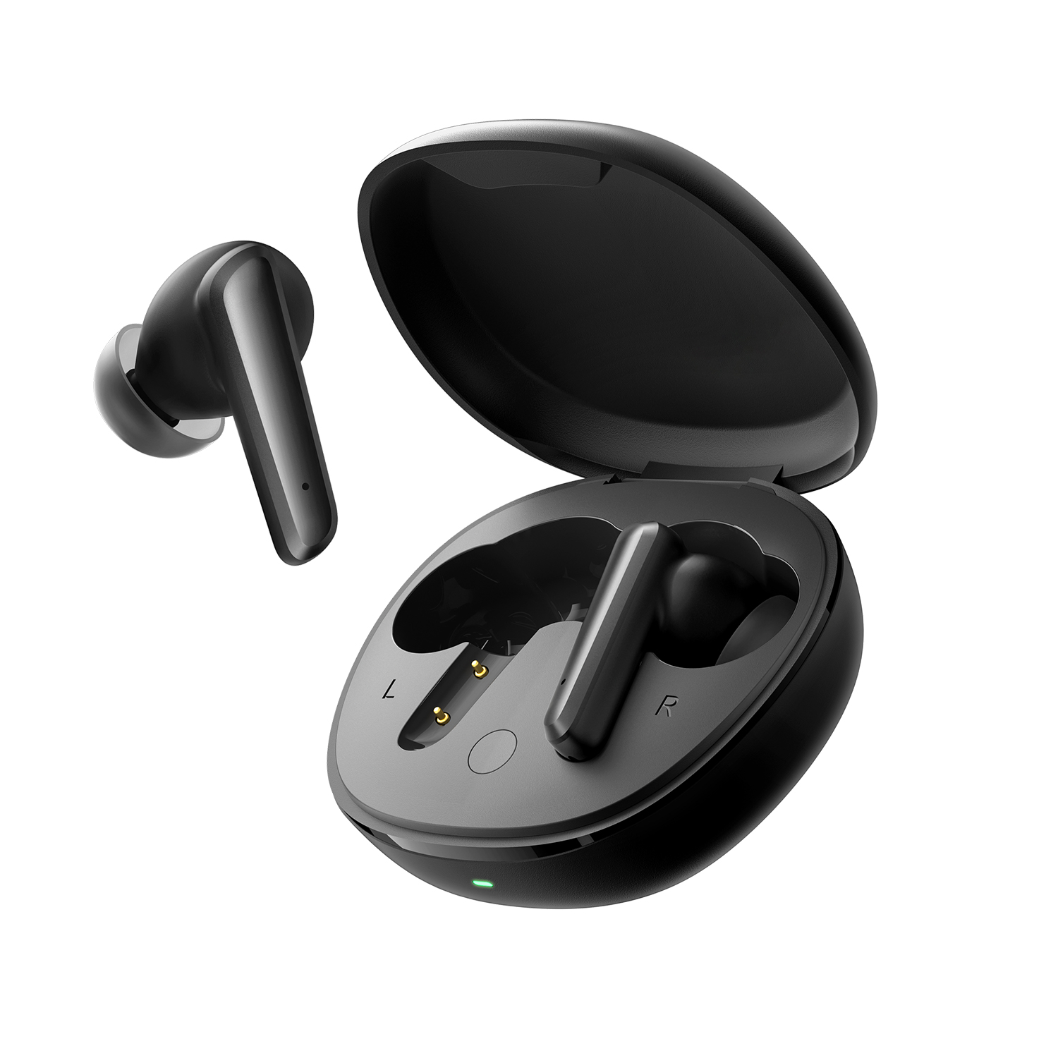 Truefree T2 Wireless Earbuds, Bluetooth 5.3 Headphones with 4 Mics Noise Cancelling for iOS/Android/Laptop, Gaming/Deep Bass, 23H Playtime, Multiple Eartips (S/M/L)